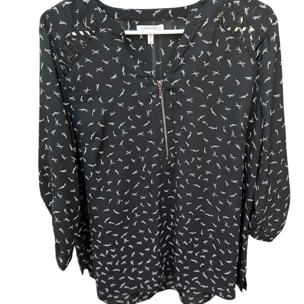 Maurices Plus Size Pattern Blouse - Picture 3 of 5